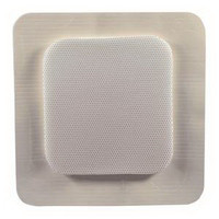 MediPlusComfort Foam Border Ag Island Dressing, 4" x 4", Pad Size 2.4" x 2.4", Sterile