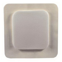 MediPlusComfort Foam Border Ag Island Dressing, 6" x 6", Pad Size 4" x 4"