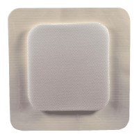 MediPlusComfort Foam Border Ag Island Dressing, 3" x 4", Pad Size 2.4" x 3", Sterile