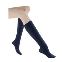 Casual Cotton Socks For Women, Calf, 1520, Size B, Navy