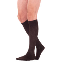 Casual Cotton Sock 1520 Clsd Toe Calf Size B Blck