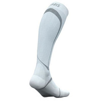 Performance Sock Calf, 2030 mmHg, Size LM, Closed Toe, White