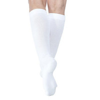 Diabetic Compression Socks, Calf, 1825 mmHg, XLarge, Long, Closed, White