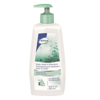 Tena Body Wash and Shampoo Scent Free 33.8 fl. oz.
