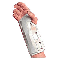 White, Left, Md (3"3 1/2") CockUp Splint