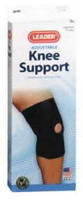 Leader Neoprene Deluxe Patellar Knee Support, Black, XLarge