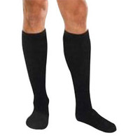 Ease by Therafirm Women's Opaque KneeHigh Support Socks, 2030 mmHg, Closed Toe, Black, Large Short