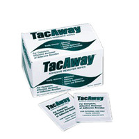 Tacaway Adhesive Remover Wipe, NonAcetone, 50/Box