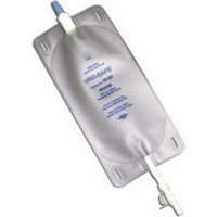 UroSafe Vinyl Leg Bag with Twist Drain Valve, Large 32 fl oz.