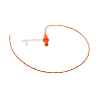 Indwelling Medkum Silicone Enteral Feeding Tube with Radiopaque Orange Stripe 8 Fr 24"