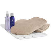 Hand comfrt Kit, 2 Mitts, 100 Liners, Cream, Spray