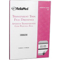 ReliaMed Sterile LatexFree Transparent Thin Film Adhesive Dressing 6" x 8"
