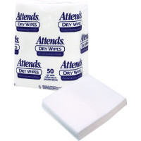 Attends Dry Wipes, 10" x 13", Medium-Weight  482503-Pack(age)