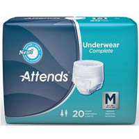 Attends Super Plus Absorbency Pull-On Protective Underwear with Leakage Barrier Medium 34" - 44"  48APP0720-Case