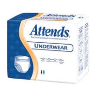 Attends Unisex Regular Absorbency Value Tier Protective Underwear Medium 34" - 44"  48APV20-Case