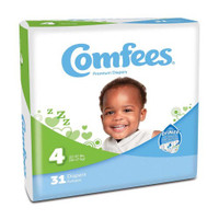 Comfees Baby Diapers - Size 4  48CMF4-Pack(age)