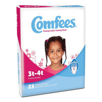 Comfees Girl Training Pants - Size 3T-4T  48CMFG3-Pack(age)