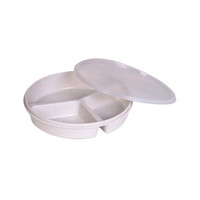 Partitioned Scoop Dish with Lid  54A684403-Each