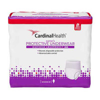 Cardinal Maximum Absorbency Protective Underwear for Women, Large, 45 - 58", 130 - 230 lbs REPLACES ZRPUW18  55UWFLG18-Pack(age)