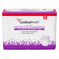 Cardinal Maximum Absorbency Protective Underwear for Women, Medium, 32 - 44", 95 - 185 lbs  55UWFSM20-Pack(age)