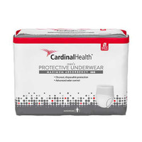 Cardinal Maximum Absorbency Protective Underwear for Men, Medium, 32 - 44", 95 - 185 lbs REPLACES ZRPUM20  55UWMSMD20-Pack(age)