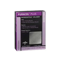 Puracol Plus AG Collagen Dressing 2" x 2"  60MSC8722EP-Box