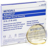 Dermacea Aquaflo Hydrogel Wound Dressing Disc 4-3/4"  61476154-Box