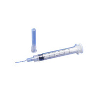 Monoject Rigid Pack Syringe with Hypodermic Needle 25G x 5/8", 3 mL (100 count)  61513512-Case