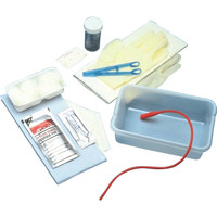 Dover Red Rubber Open Urethral Catheter Tray 14 Fr  61600057-Each