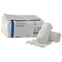 Dermacea Nonsterile Low-Ply Gauze Rolls 6" x 4 yds.  68441121-Pack(age)