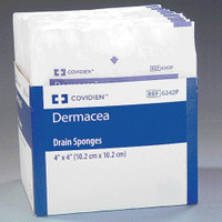 Dermacea Sterile Drain Sponge 4" x 4" 6 ply  68441407-Each