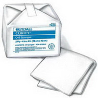 Curity Nonsterile Cotton O-B Sponge 4" x 4"  687053-Pack(age)