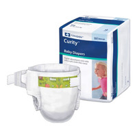 Curity Ultra Fits Baby Diapers 2 Small/Medium 12 - 18 lbs.  6880018-Pack(age)