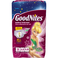 GoodNites Disposable Underwear for Girls Small/Medium Jumbo  6941314-Pack(age)