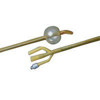 BARDEX LUBRICATH Hematuria Coude 3-Way Latex Foley Catheter 20 Fr 30 cc  572557H20-Case
