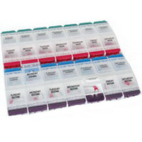 Push Button Medtime Planner 7-1/2" x 8-3/4"  AY67583-Pack(age)