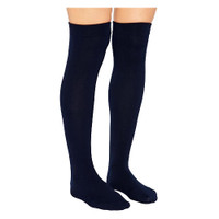 Ambition Knee-High, 30-40, Regular, Navy, Size 3  BI7766332-Pack(age)