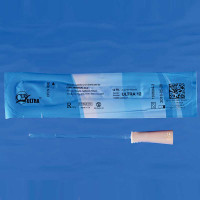Pre-Lubricated 12 Fr Catheter, Sterile, Female, 6, Straight Tip  CQULTRA12-Box"