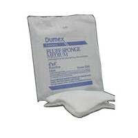 Gazetex 100% Cotton Non-Sterile Fluff Sponge 6 x 6-3/4", 6-Ply  DE9333-Pack(age)"