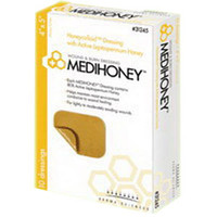 MEDIHONEY Hydrocolloid Dressing Without Border 4 x 5"  DS31245-Each"