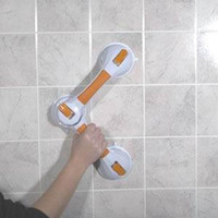 Suction Cup Grab Bars, 19 3/4 Dual Grab Bar, Rotating  FGRTL13084-Case"