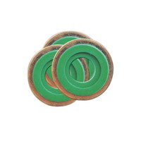 Sure Seal Washer, Brass & Green Viton  FHAG86065-Pack(age)