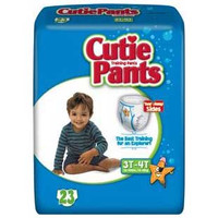 Cuties Refastenable Training Pants for Boys 3T-4T, up to 32-40 lbs.  FQCR8007-Pack(age)