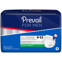 Prevail Underwear For Men Small/Medium 34 - 46", Maximum Absorbency  FQPUM5121-Pack(age)"