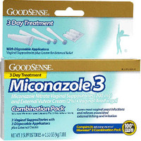 Miconazole 3 Combination Pack, Suppositories with Applicators and Cream  GDDLP13881-Case
