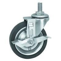 Replacement Casters with Brakes for Bariatric Bed, Swivel  INV1110431-Pack(age)