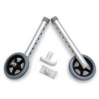 Single Spoked-Wheel Attachments with Rear Glide Tip, 5  INV6271-Pack(age)"