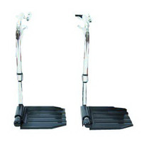 Economy Hemi Footrest without Heel Loop Composite Footplate, 1 - 3/8" Hanger Pin Spacing  INVT93HEP-Pack(age)"
