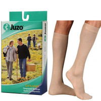 Juzo Soft Knee-High with Silicone Border, 30-40, Full Foot, Beige, Size 3  JU2002ADFFSB143-Pack(age)