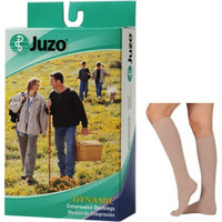 Dynamic Knee-High with Silicone Border, 20-30, Full Foot, Beige, Size 3  JU3511ADFF5SB143-Pack(age)